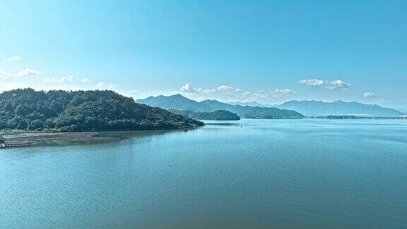 杭州湖山鸟瞰图