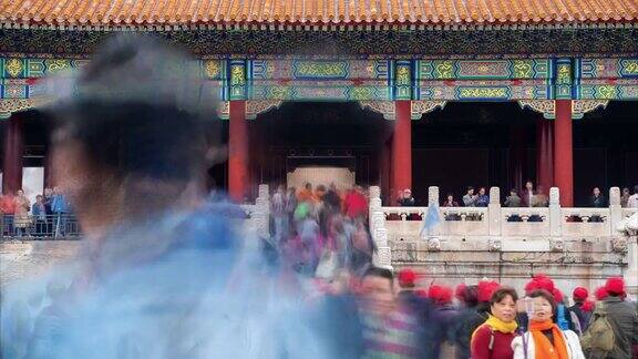 时间流逝4k紫禁城(又称故宫)位于中国北京