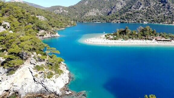 蓝色的航行蓝色的巡航Oludeniz来自土耳其Fethiye