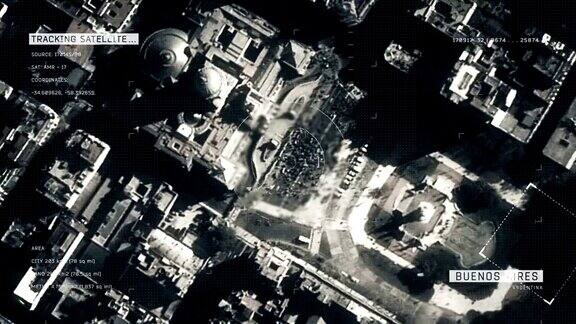 布宜诺斯艾利斯的卫星图像