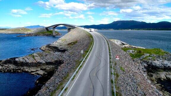 大西洋公路航拍挪威