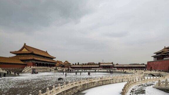 4k时间的流逝紫禁城中国北京