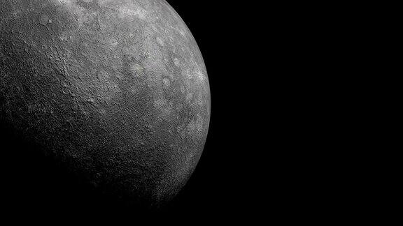 水星行星旋转与夜面这段视频的元素是由美国宇航局提供的