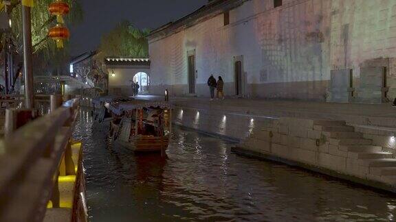 中国古镇南浔夜景