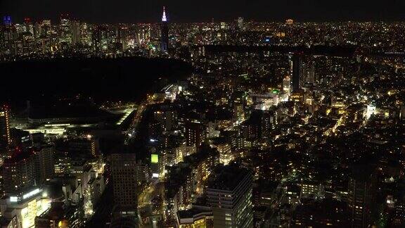 夜晚的东京