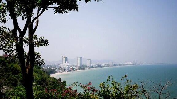 泰国华欣美丽的海景