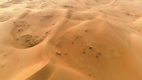 阿联酋沙漠景观鸟瞰图
