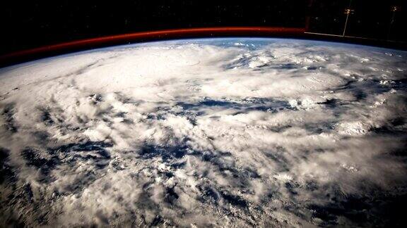 从国际空间站上看到的地球