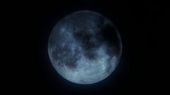 超级月亮晚上的满月