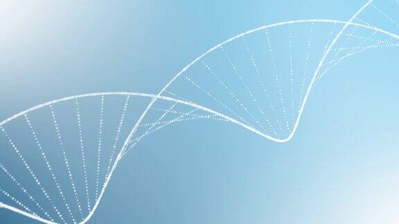 4KDNA逐渐瓦解抽象的医学动画染色体科学健康实验