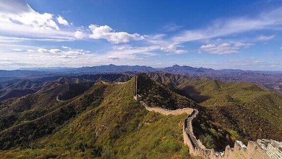 中国长城秋季全景(延时)