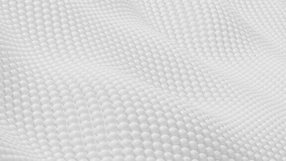 白色编织织物运动视频3d渲染