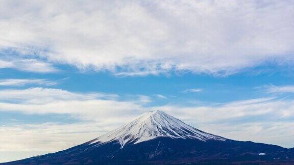 富士山的美丽时光