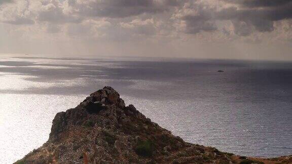 伯罗奔尼撒半岛希腊海岸线马尼半岛