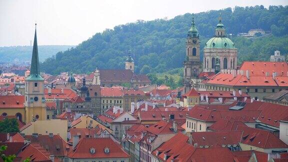 布拉格美丽的城市景色