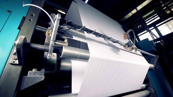 纸生产厂家印刷装置卷筒纸关闭