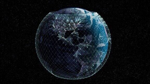 地球西半球的卫星互联网