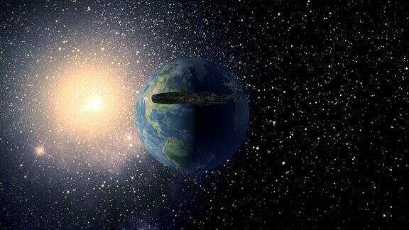 星际小行星Oumuamua经过地球