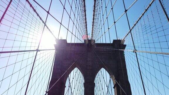布鲁克林大桥上的曼哈顿