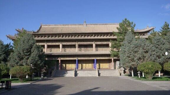 中国甘肃张掖西夏佛寺古建筑