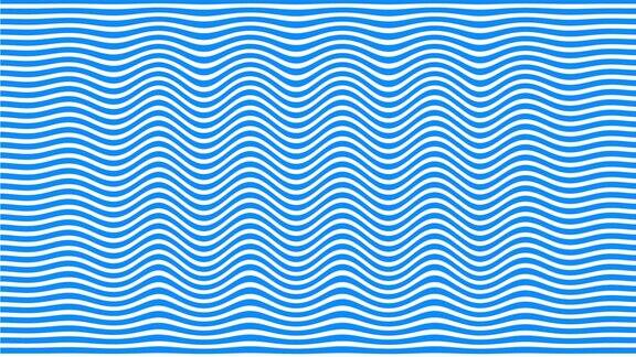 皇家蓝色和白色波浪条纹最小的背景条纹水波浪运动
