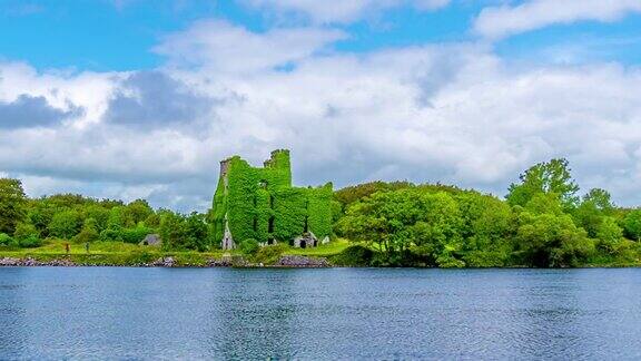 爱尔兰戈尔韦的门洛城堡一个美丽的时光倒流