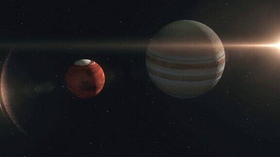 火星和木星行星会合