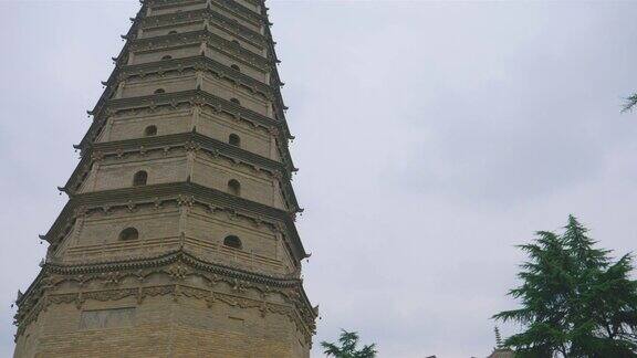 中国古代佛教名刹法门寺位于阜丰县法门镇