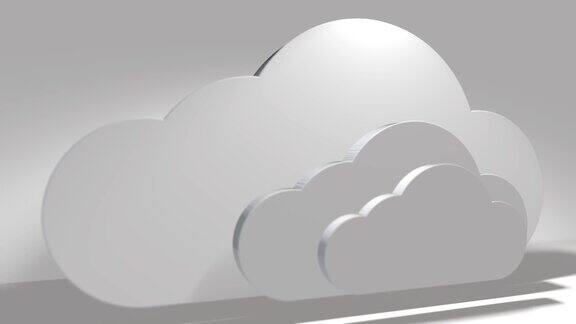 云计算物联网在线存储技术3D动画