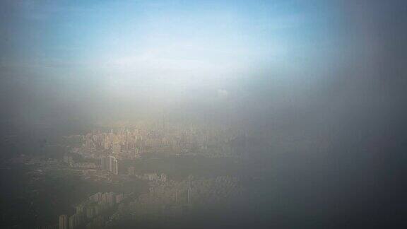 深圳市中心的摩天大楼和