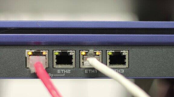 连接交换机端口的网线用于连接internet网络