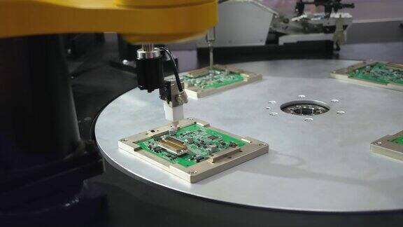 智能工业制造计算机的自动机器人钻床机床