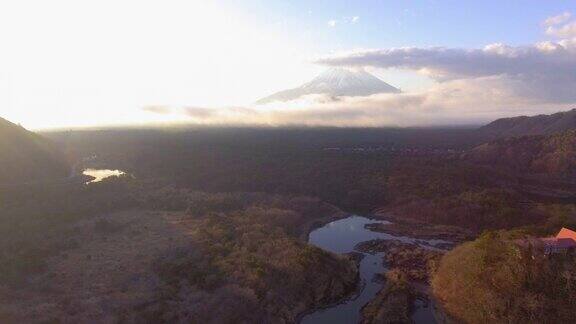 富士山鸟瞰图