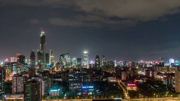 TimeLapse-DowntownBeijingNightBeijingChina(白天和夜晚系列)