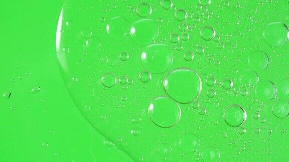 气泡油流动抽象背景