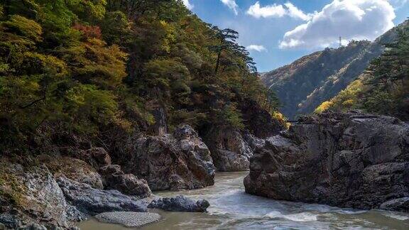 延时:龙yo峡谷日光枥木日本