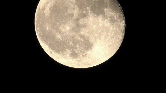 夜空月球