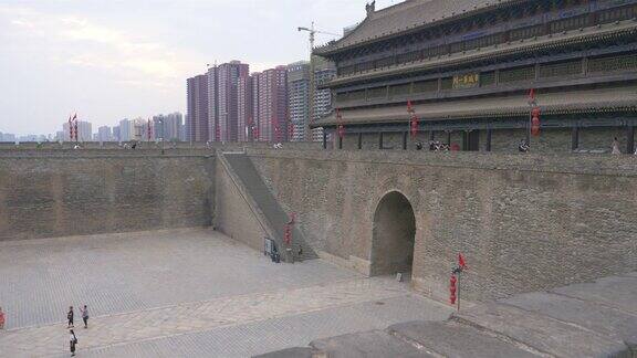 中国古代著名建筑西安石城城墙