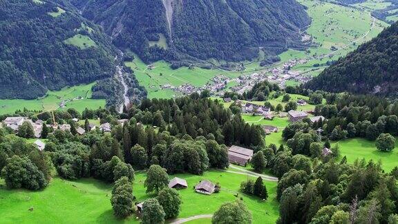 瑞士布劳恩瓦尔德格拉内兰令人狂喜的郁郁葱葱的土地