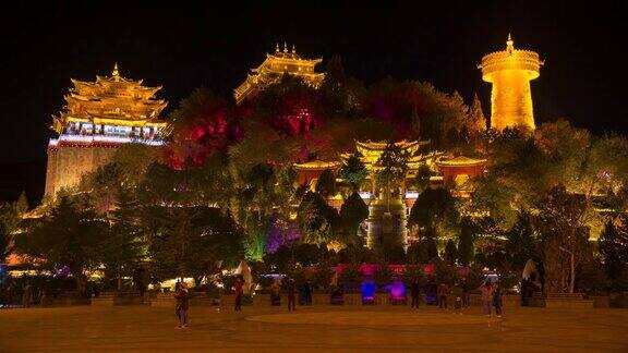 桂山寺世界上最大的佛轮位于中国云南