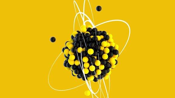 原子模型或结构的背景以玻尔原子为特征电子围绕原子核粒子旋转人工智能聊天机器人科学核反应以及纳米技术的本质概念