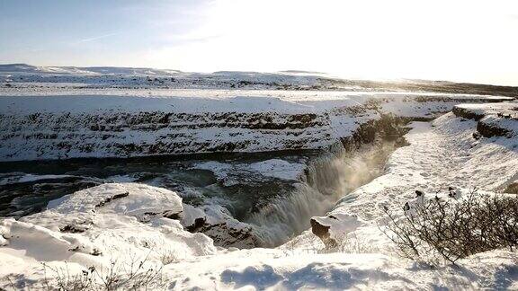 冰岛黄昏的风景
