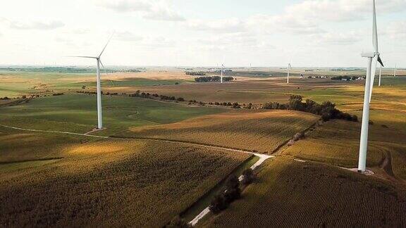 爱荷华州的风力涡轮机