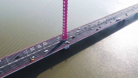 杭州西兴大桥鸟瞰图