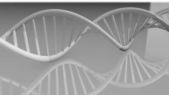 基因测序和DNA操纵分子生物学研究3D渲染