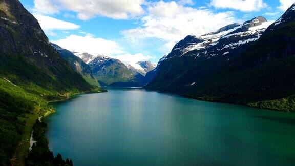 挪威美丽的大自然