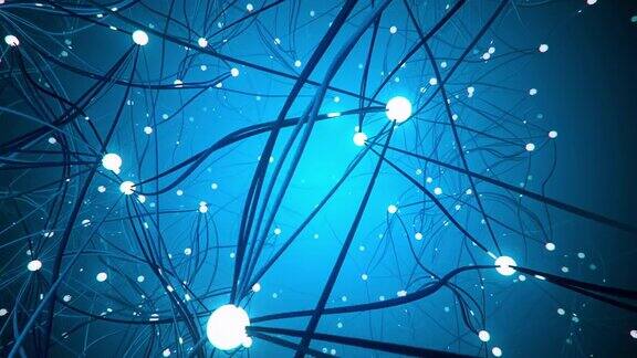 飞越一个复杂的网络(蓝色)-环