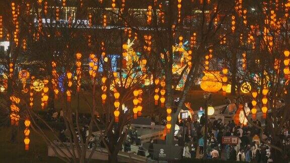 庆祝春节的灯笼西安陕西中国