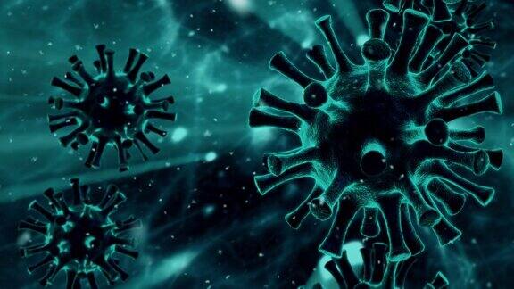 冠状病毒或病毒的背景