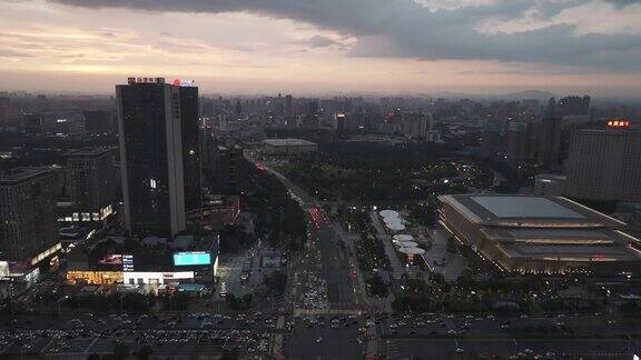 中国东莞黄昏的风景